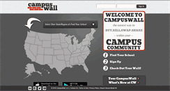 Desktop Screenshot of mycampuswall.com